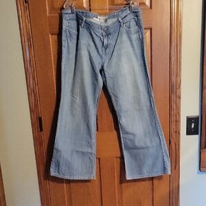 Maurices Light Blue Low Rise Flare Jeans